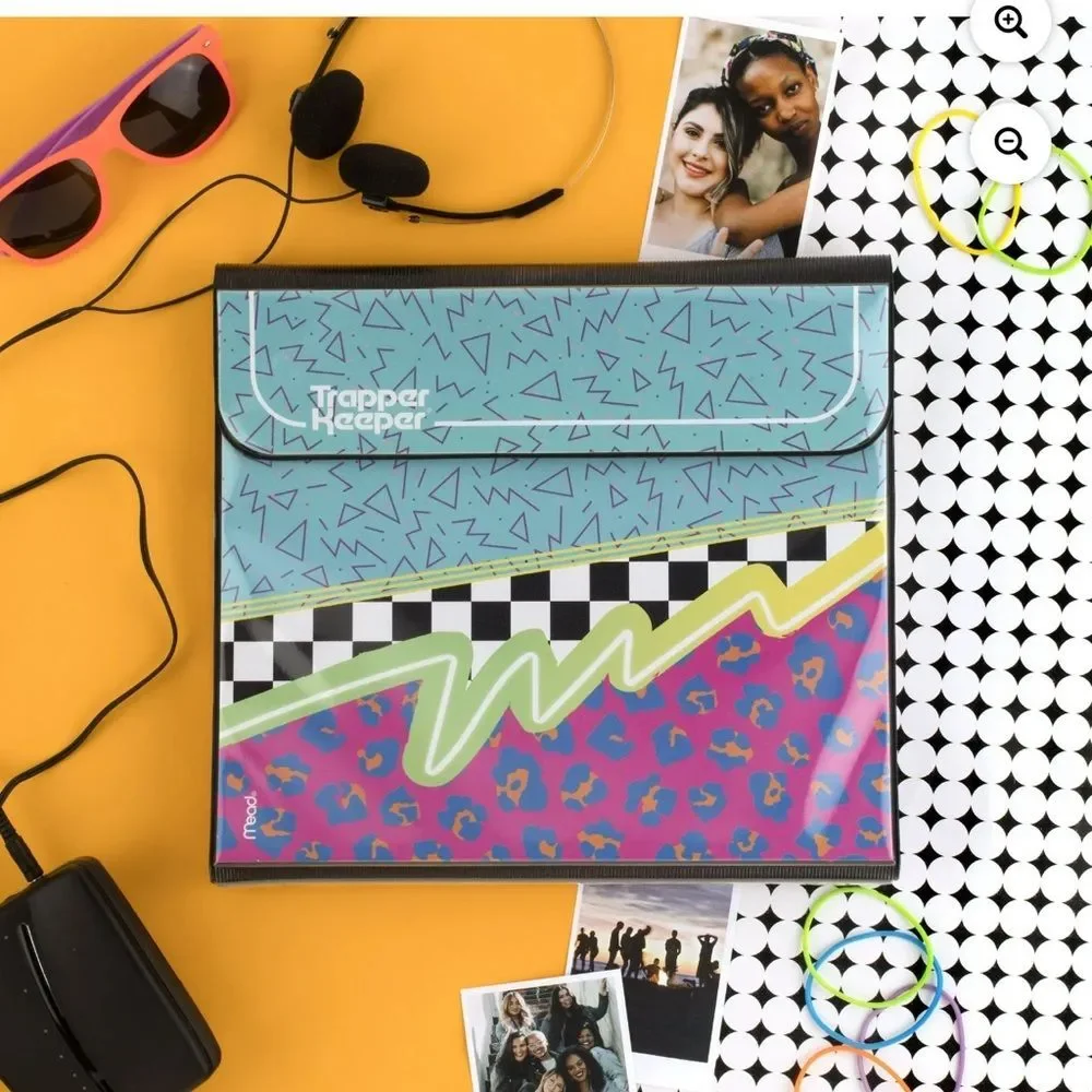 Mead Original Trapper Keeper Binder - 80s 90s Vintage Retro‎ Funky Style